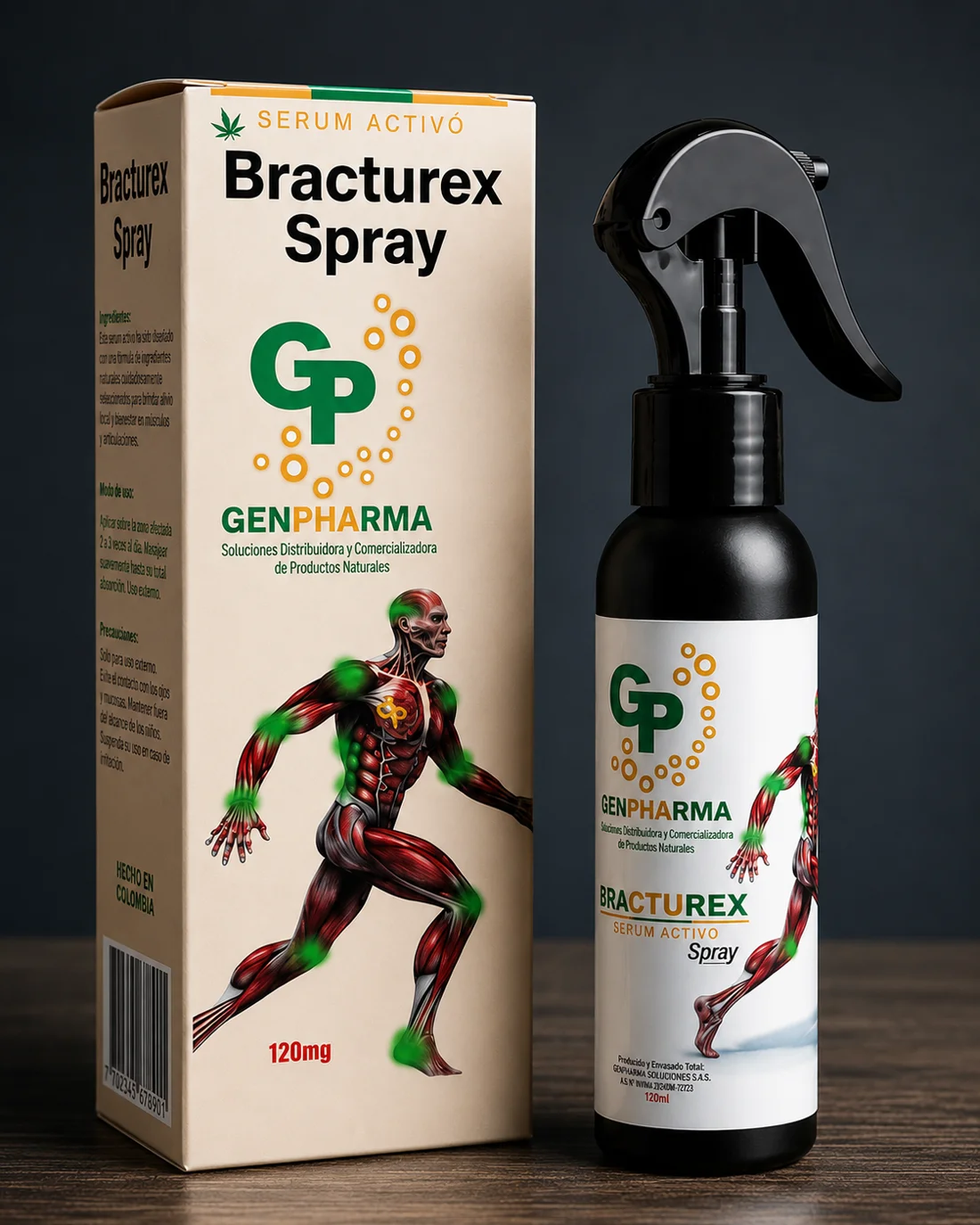 BRACTUREX Spray, presentación 120 mL